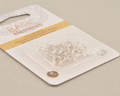 Findings-6mm Round Jump Ring-21 Gauge-Silver-Quantity 50 Tamara Scott Designs
