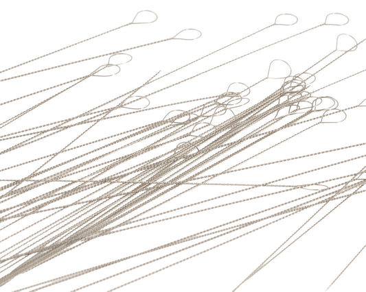 Basic Elements flexible twisted wire beading needles fine 0.24mm 50 pack