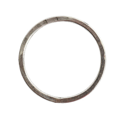 Nunn Design-Open Frame-35mm Hoop Flat Large Circle-Antique Silver-Quantity 1