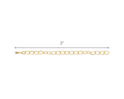 Jewelry Chain-Extender-Gold Plated-3 Inches Tamara Scott Designs