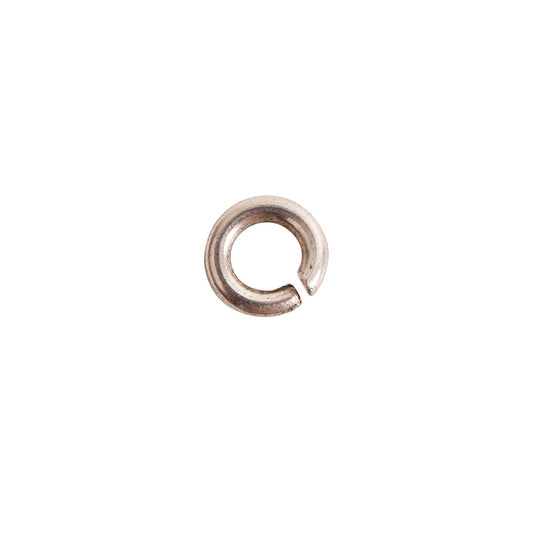 Nunn Design-Findings-5mm Round Open Thick Jump Ring-18 Gauge-Antique Silver