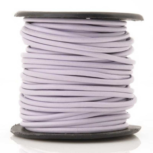 Leather Cord-2mm Round Cord-Horizon-10 Meter Spool