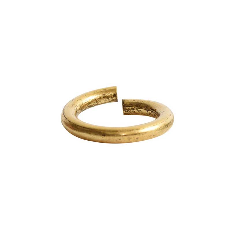 Nunn Design-Findings-8mm Round Open Large Jump Ring-15 Gauge-Antique Gold