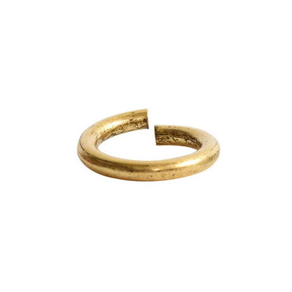 Nunn Design-Findings-8mm Round Open Large Jump Ring-15 Gauge-Antique Gold