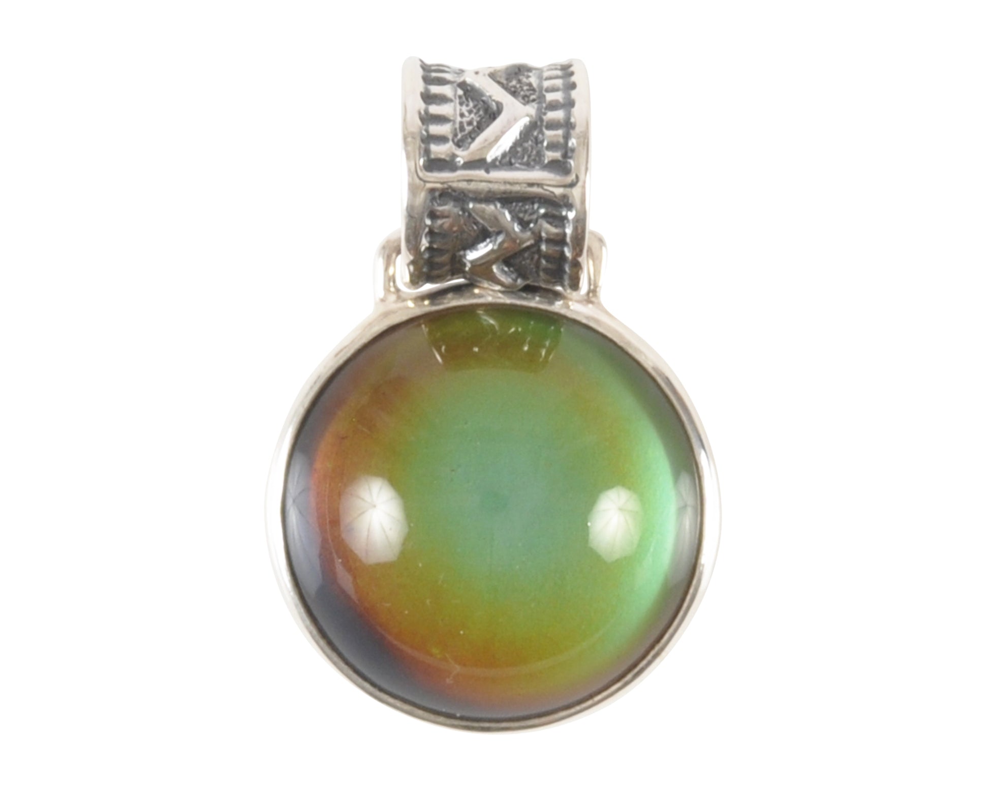 Mirage-21x9mm Medium Mood-Sterling Silver-Color Changing-Quantity 1 Jewel Pendant Tamara Scott Designs