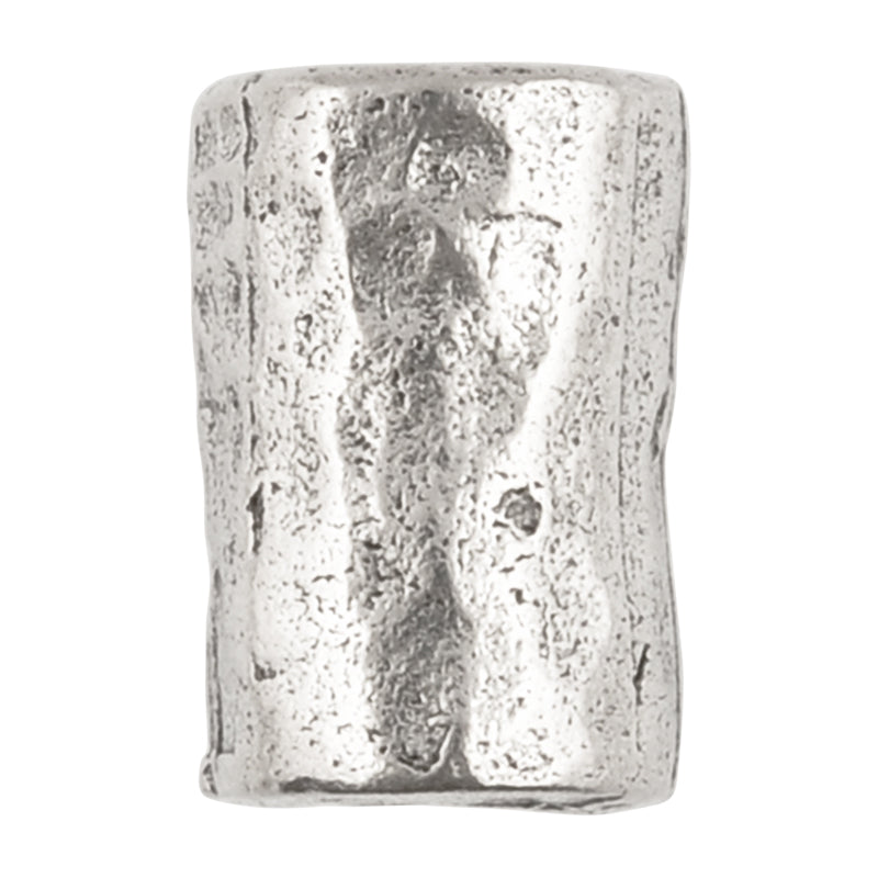 Pewter-5.5mm Block Letter A-Bead-Antique Silver - Tamara Scott Designs