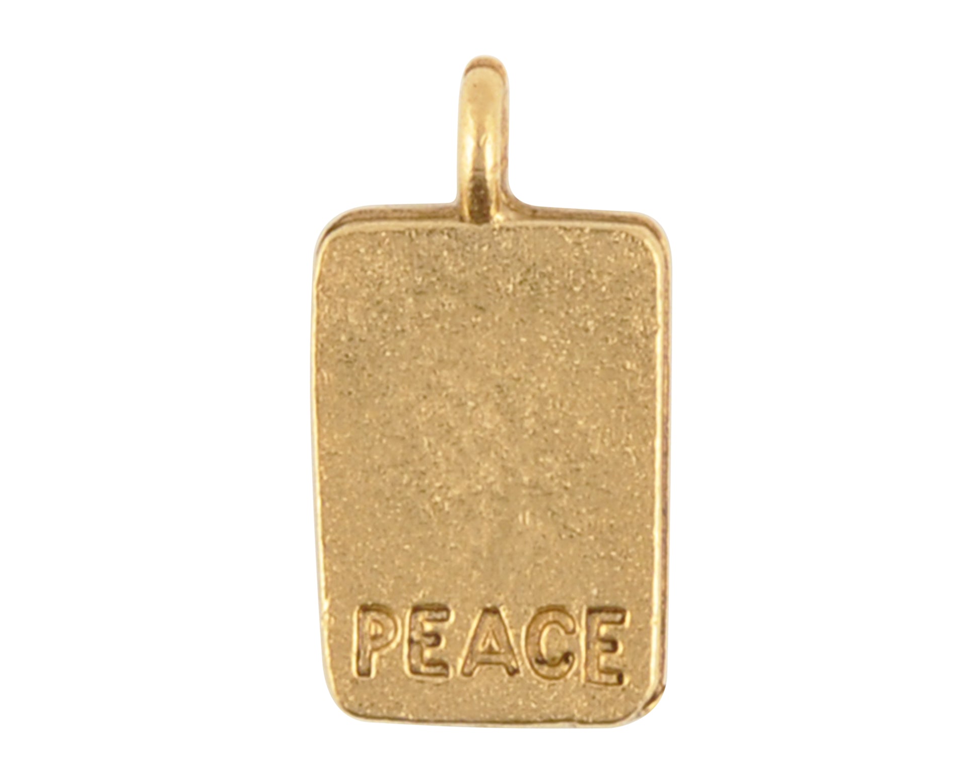 Pewter-17x10mm Chinese Peace Charm-Antique Gold-Quantity 1 Tamara Scott Designs