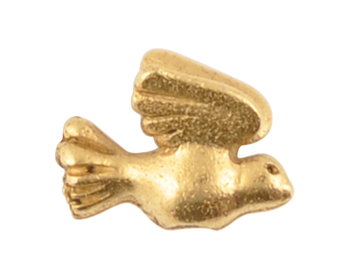 Pewter-9.5x7mm Tiny Bird-Antique Gold Tamara Scott Designs