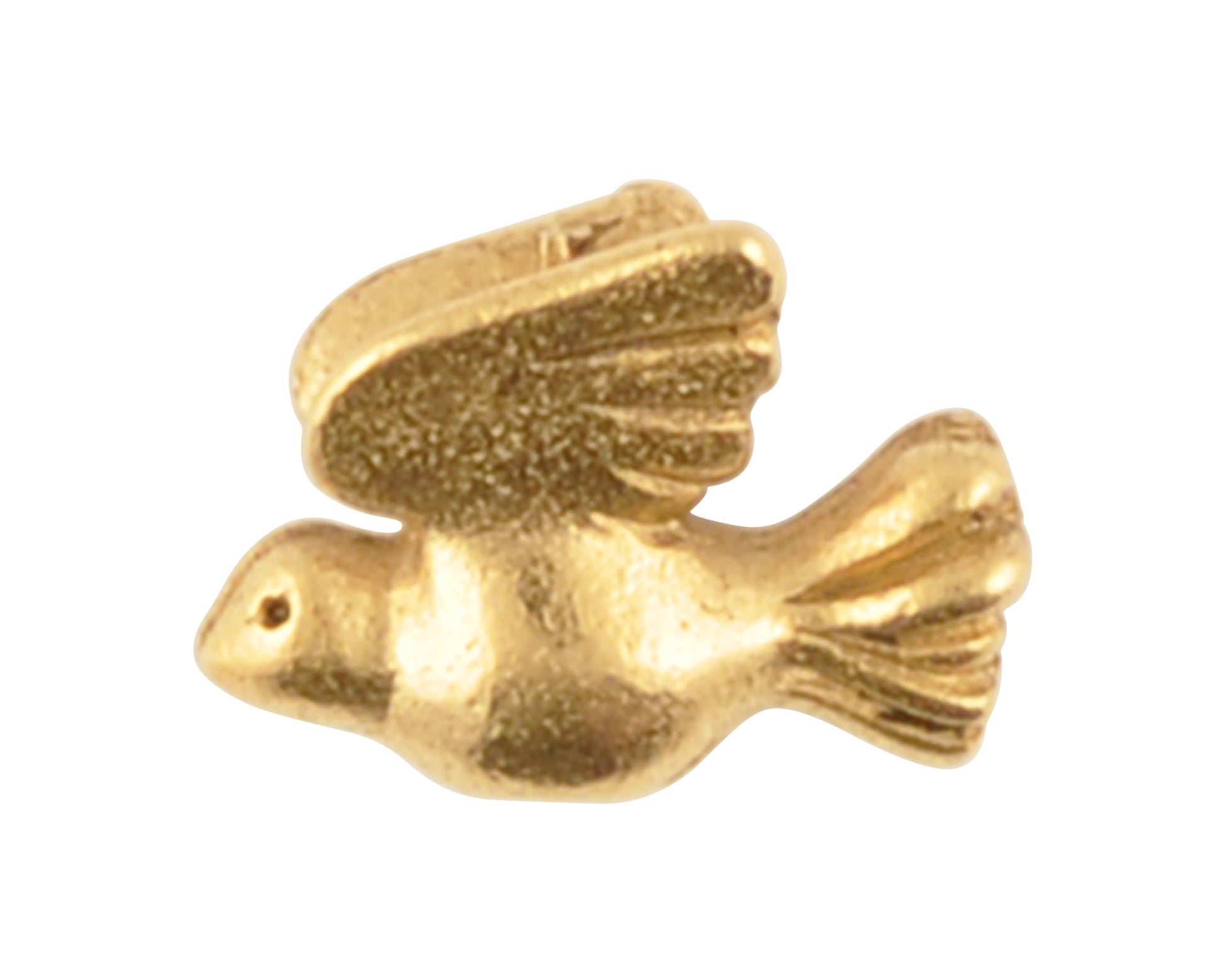 Pewter-9.5x7mm Tiny Bird-Antique Gold Tamara Scott Designs