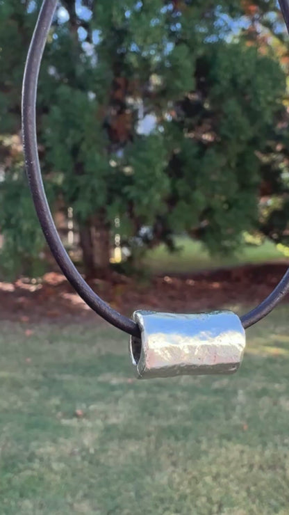 Pewter-11x16mm Large Chunky Barrel Bead-Antique Silver-Quantity 1 Tamara Scott Designs