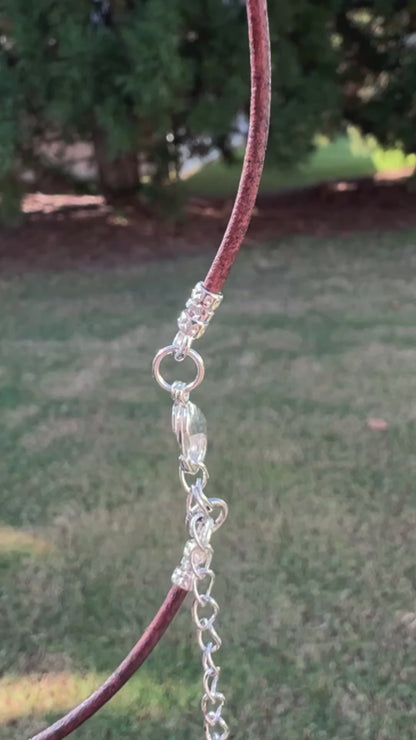 Findings-9.3x3.4mm ID Crimp End With Ring-(Fits Our 2mm Leather Cording)-Silver-Quantity 2 Tamara Scott Designs
