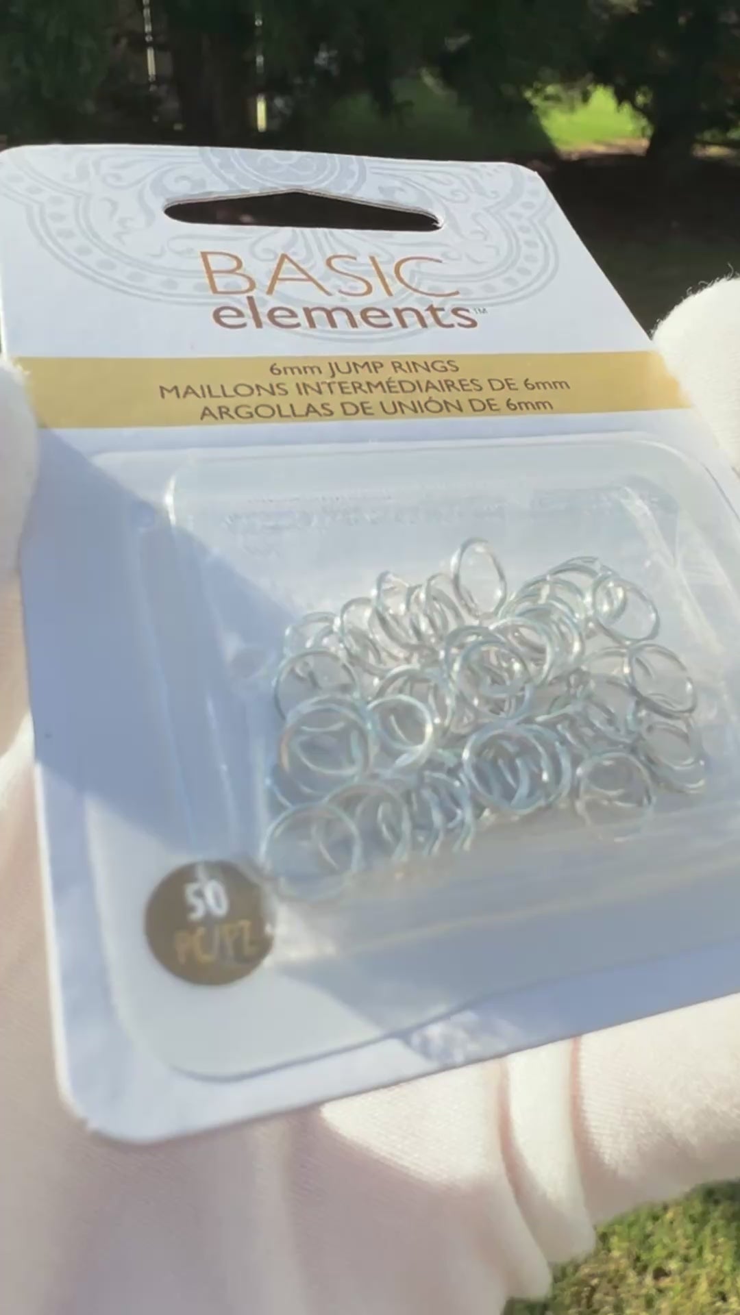 Findings-6mm Round Jump Ring-21 Gauge-Silver-Quantity 50 Tamara Scott Designs