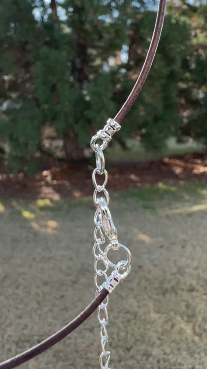Findings-7.4x2.9mm ID Crimp End With Ring-(Fits Our 1.5mm Leather Cording)-Silver-Quantity 2 Tamara Scott Designs