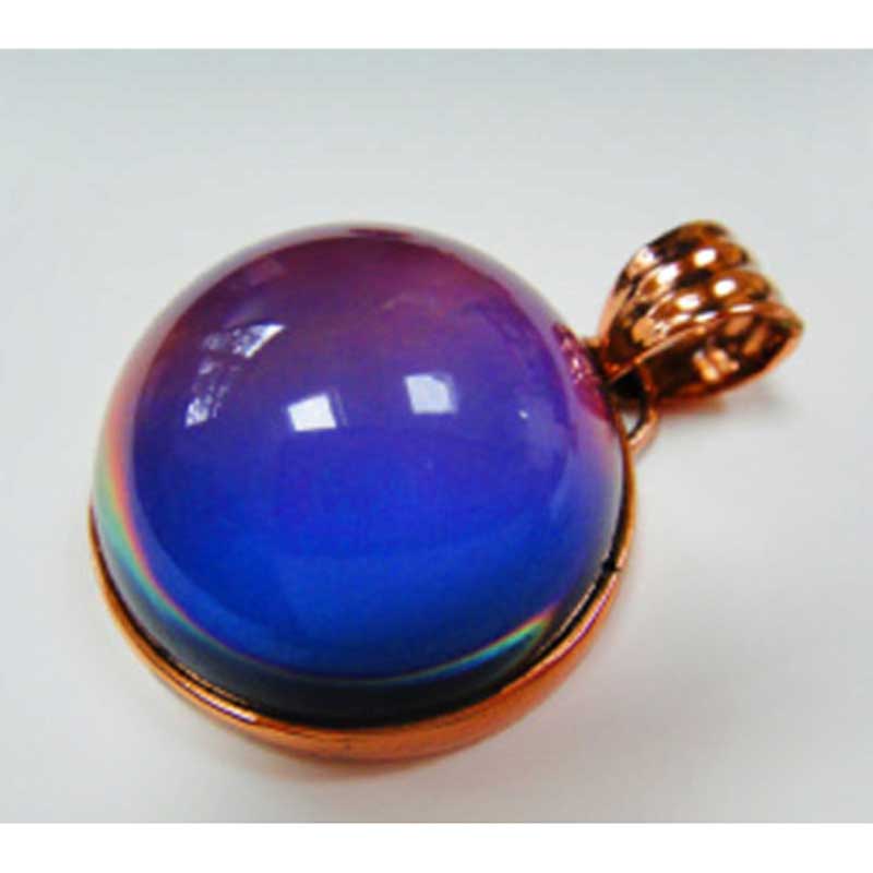 Mirage-26mm Round Jewel-Copper-Color Changing-Quantity 1 Pendant