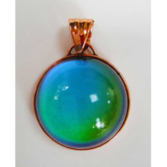 Mirage-26mm Round Jewel-Copper-Color Changing-Quantity 1 Pendant