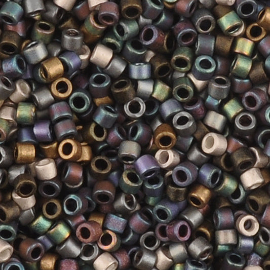 Seed Beads-11/0 Delica-04 Flat Iron-Miyuki-7 Grams