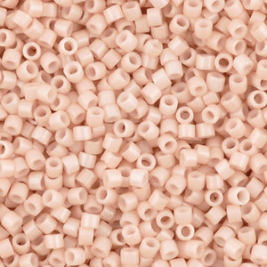 Seed Beads-11/0 Delica-1495 Opaque Pink Champagne-Miyuki-7 Grams