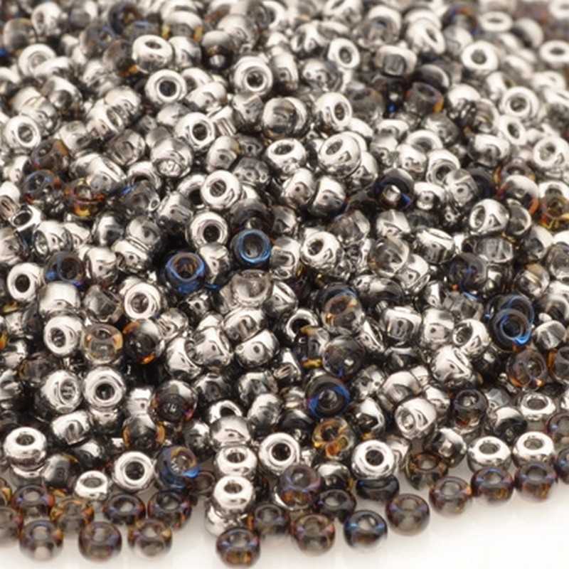 Seed Beads-15/0 Round-131 Crystal Bermuda Blue-Miyuki-7 Grams