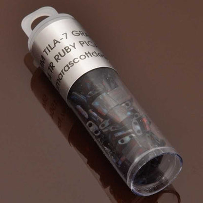 Seed Beads-5mm Tila-4504 Transparent Ruby Picasso-Miyuki-7 Grams