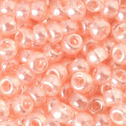 Seed Beads-15/0 Round-366 Shell Pink Luster-Miyuki-7 Grams