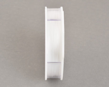 Supplemax ultra nylon monofilament thread 0.30mm white 25 meter spool for jewelry stringing