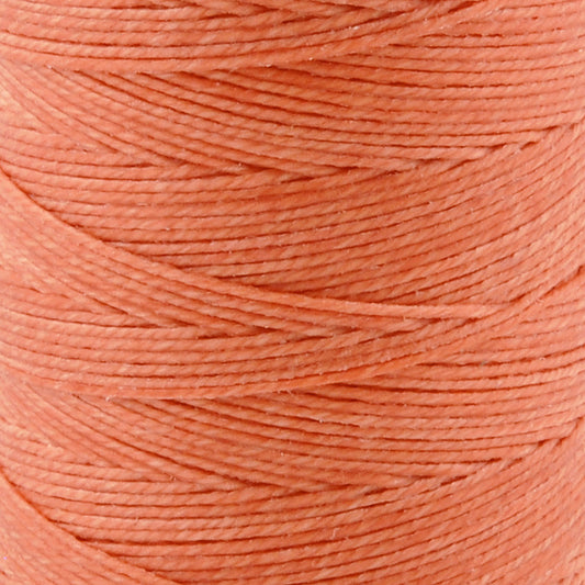 Supplies-2-Ply Waxed Irish Linen-Salmon-10 Yards