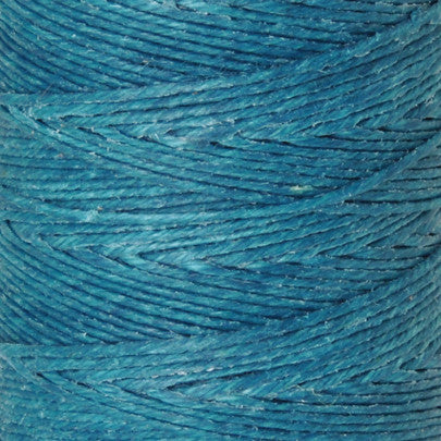Supplies-2-Ply Waxed Irish Linen-Teal-10 Yards