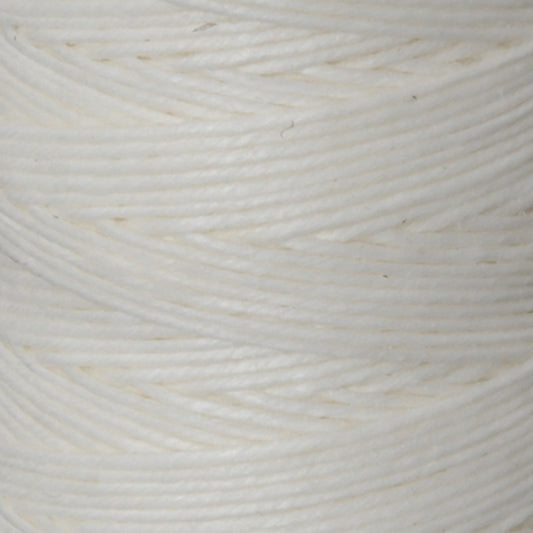 Supplies-2-Ply Waxed Irish Linen-White-10 Yards