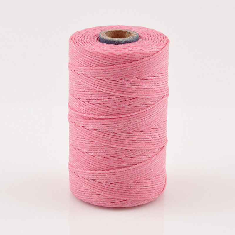 Supplies-4-Ply Waxed Irish Linen-Light Rose-10 Yards