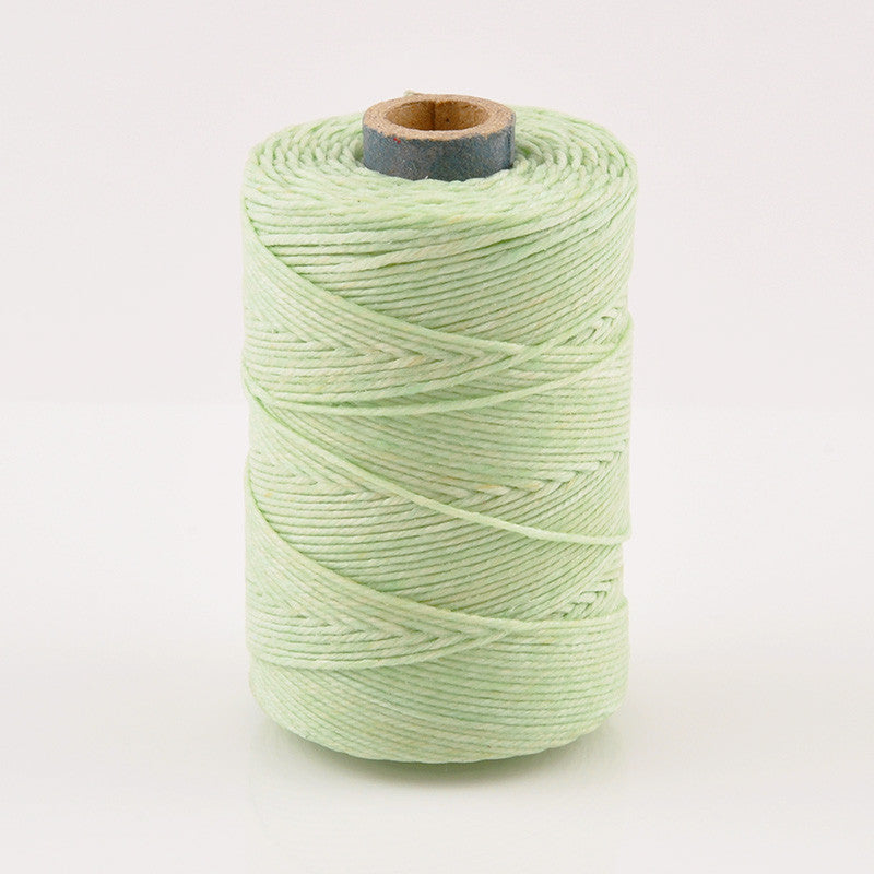 Supplies-4-Ply Waxed Irish Linen-Mint Green-10 Yards