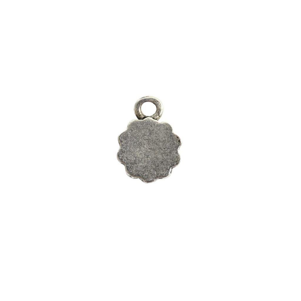 Nunn Design-Bezel-Tiny Bezel Aster-3mm Single Loop-Antique Silver-Quantity 1