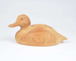 Vintage Antique Wooden Duck Hand Carved-Hunting Decor Art-Duck Hunting-Natural Wood-Mantle Home Decor Tamara Scott Designs