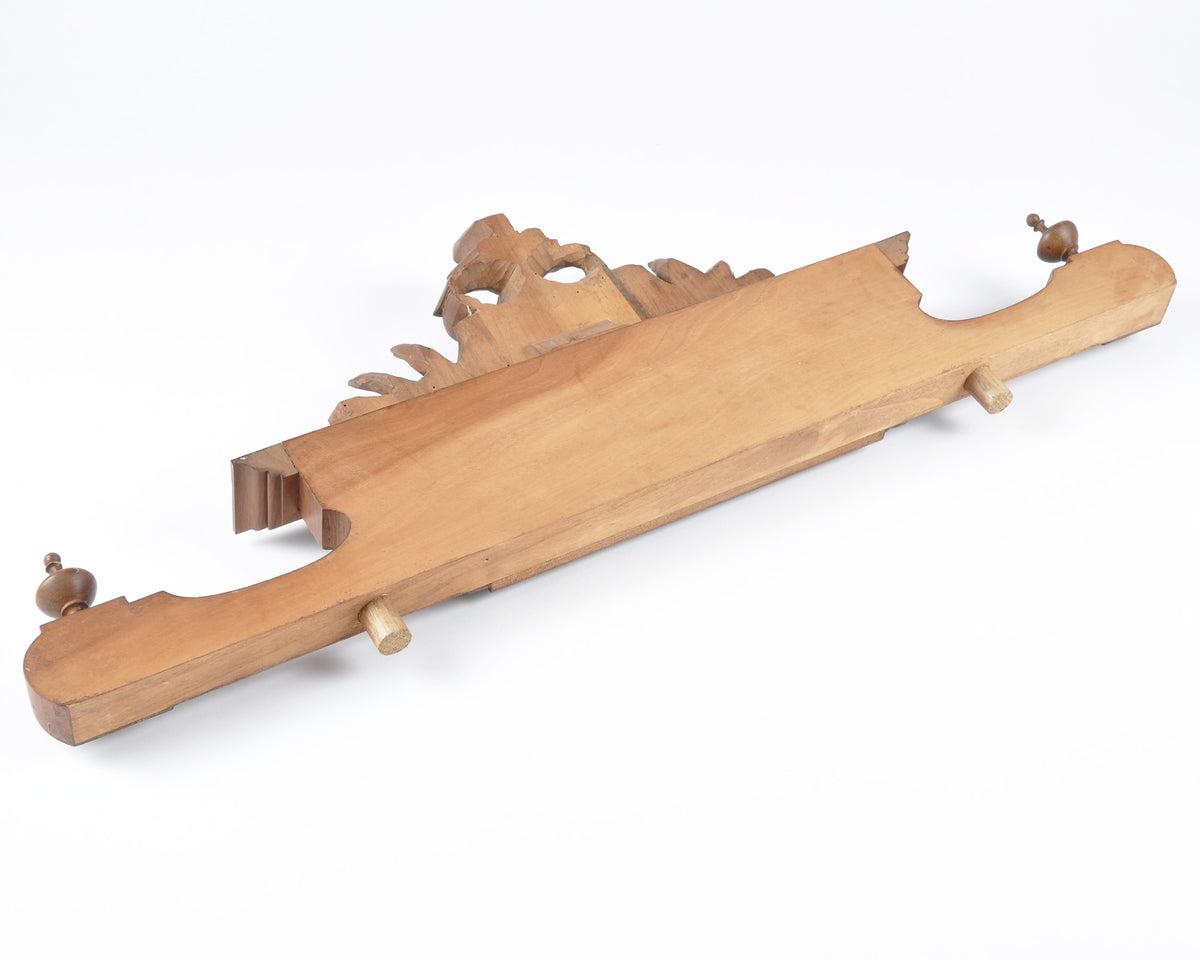 Vintage French Antique Architectural Carved Wooden Baroque Salvaged