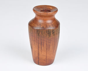 Vintage Hand Turned Rustic Live Edge Wooden Vase-Beautiful Grain and Form-RARE FIND Tamara Scott Designs
