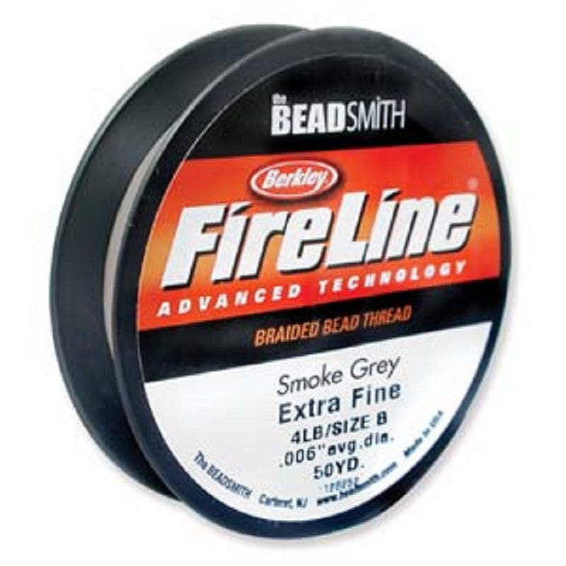 FireLine 4 lb. Crystal, 50 Yards Microfused Braided Bead Thread