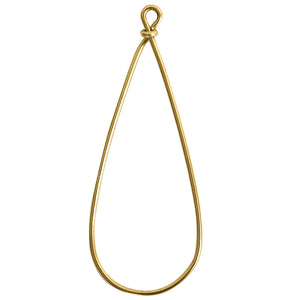 Nunn Design-Wire Frame Large Drop-Gold
