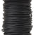 Supplies-1.5mm Rubber Cording-Black-Solid Core