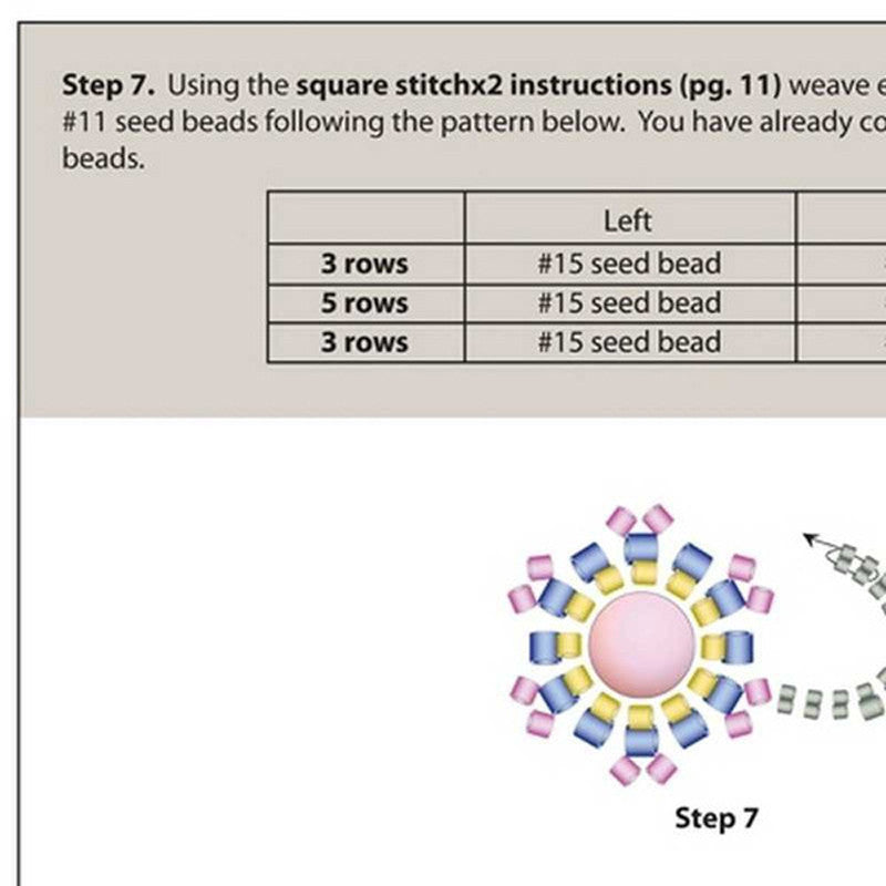 Beading Patterns-Elegant Garden-Pdf Pattern & Digital Video