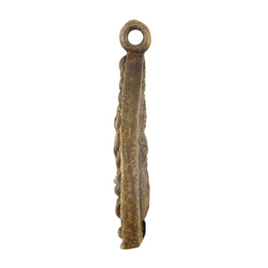 Brass-25.5x42mm Buddha Amulet-Antique Bronze-Thailand-Quantity 1
