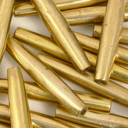 Brass-5x37mm Elongated Tube Bead-Quantity 1