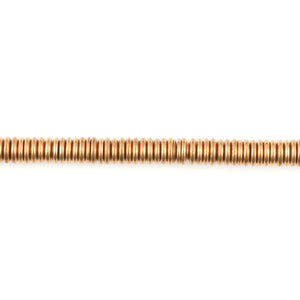 Brass-6.5mm Hishi Spacer Bead-Bronze-Quantity 24 Loose Beads
