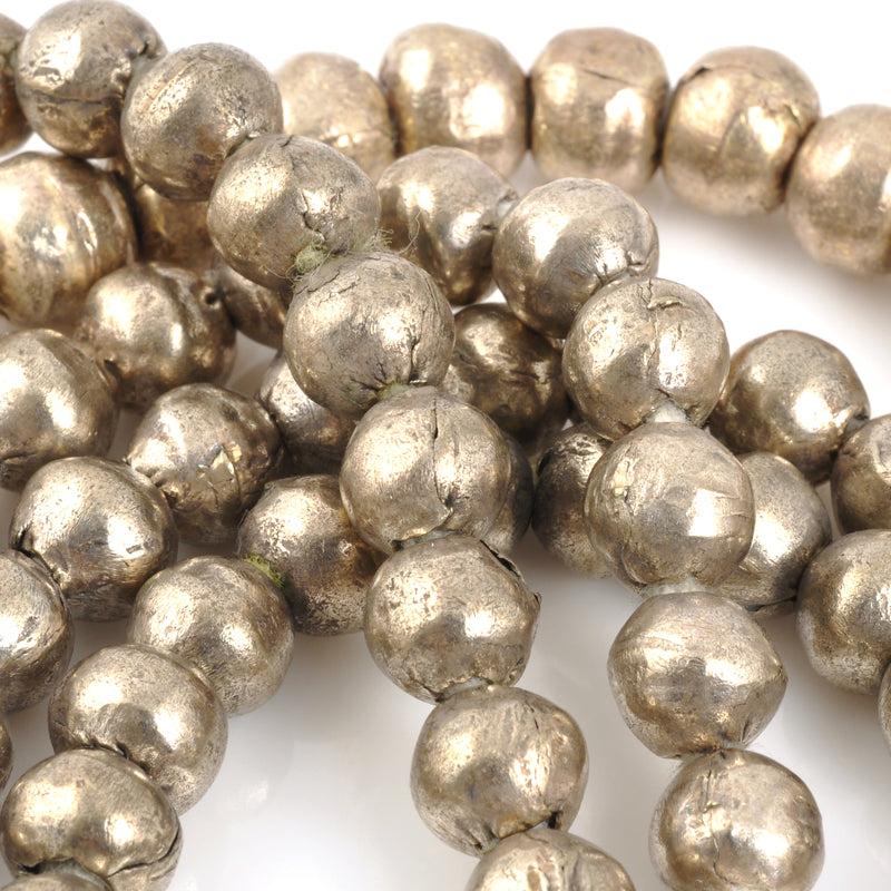 Solid Brass Bead, 7mm 100pc - Northland Visions