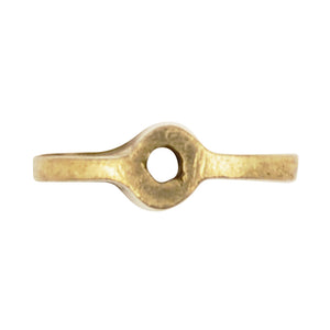 Brass Beads-11mm Flat Round Bead-Bronze-Quantity 2 Beads