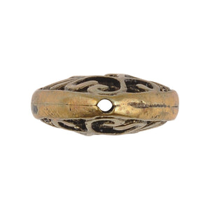 Brass Beads-22x27mm Victorian Flair Focal-Bronze-Quantity 1