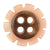 Button-12mm Flower Button-Four Hole-Pink-Quantity 1