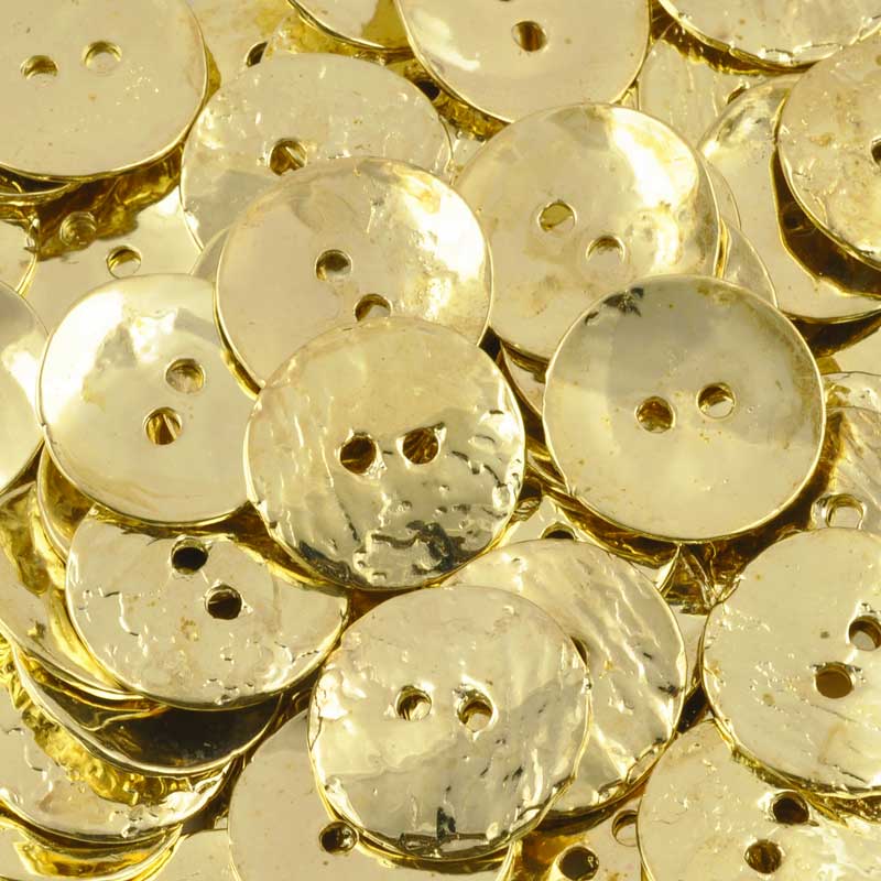 Wholesale Buttons-16mm Cornflake Casting-Bronze-Quantity 10