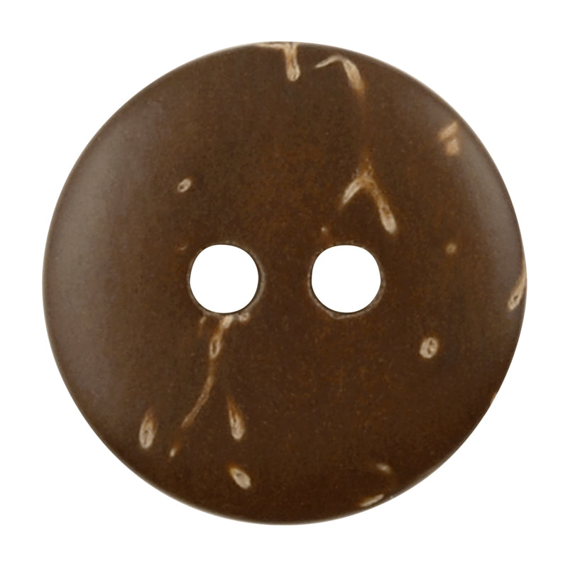 Button-16mm-Two Hole-Isle Of Coco Brown-Quantity 2