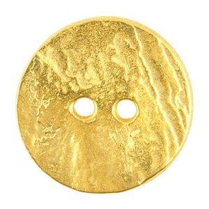 Button-20mm Cornflake Casting-Gold