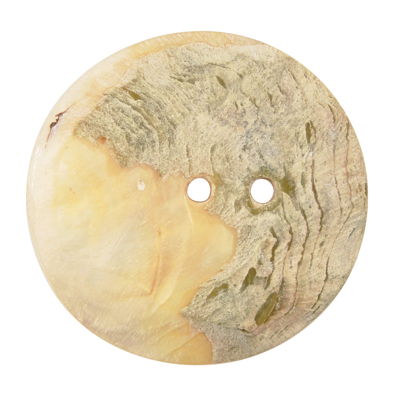 Button-43mm Mother of Pearl Shell-Vintage-No. 2-Quantity 1