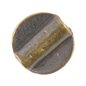 Casting-12mm Flat Round Tube-Antique Bronze